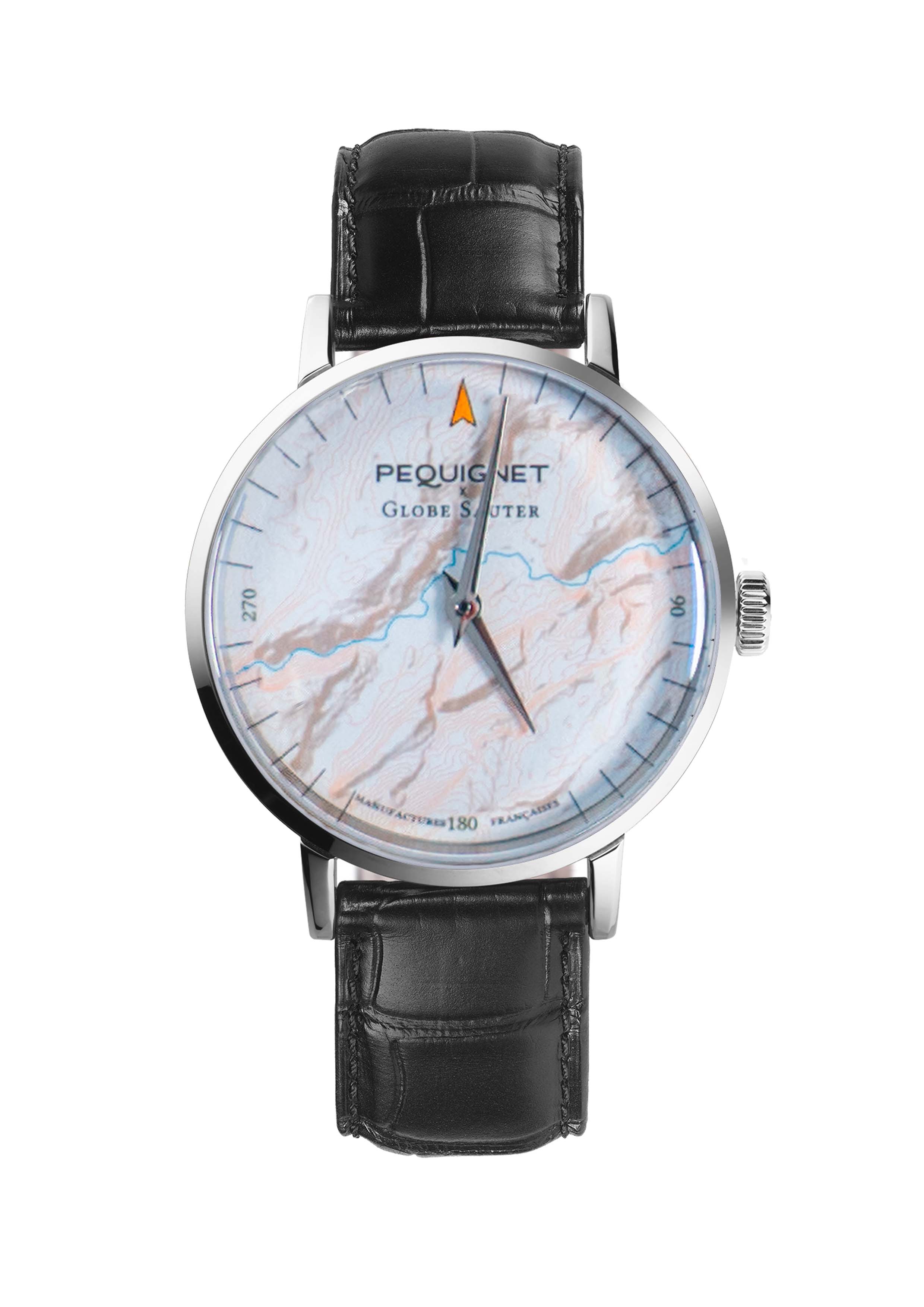 pequignet-attitude-globe-sauter-morteau-s-rie-limit-e-montre-mixte-calibre-initi image 1