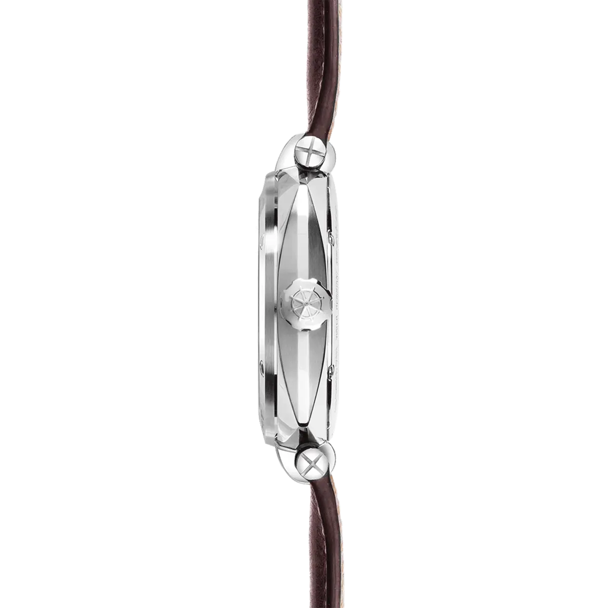 herbelin-newport-h-ritage-automatique-homme-42mm-acier-cuir-brun image 3