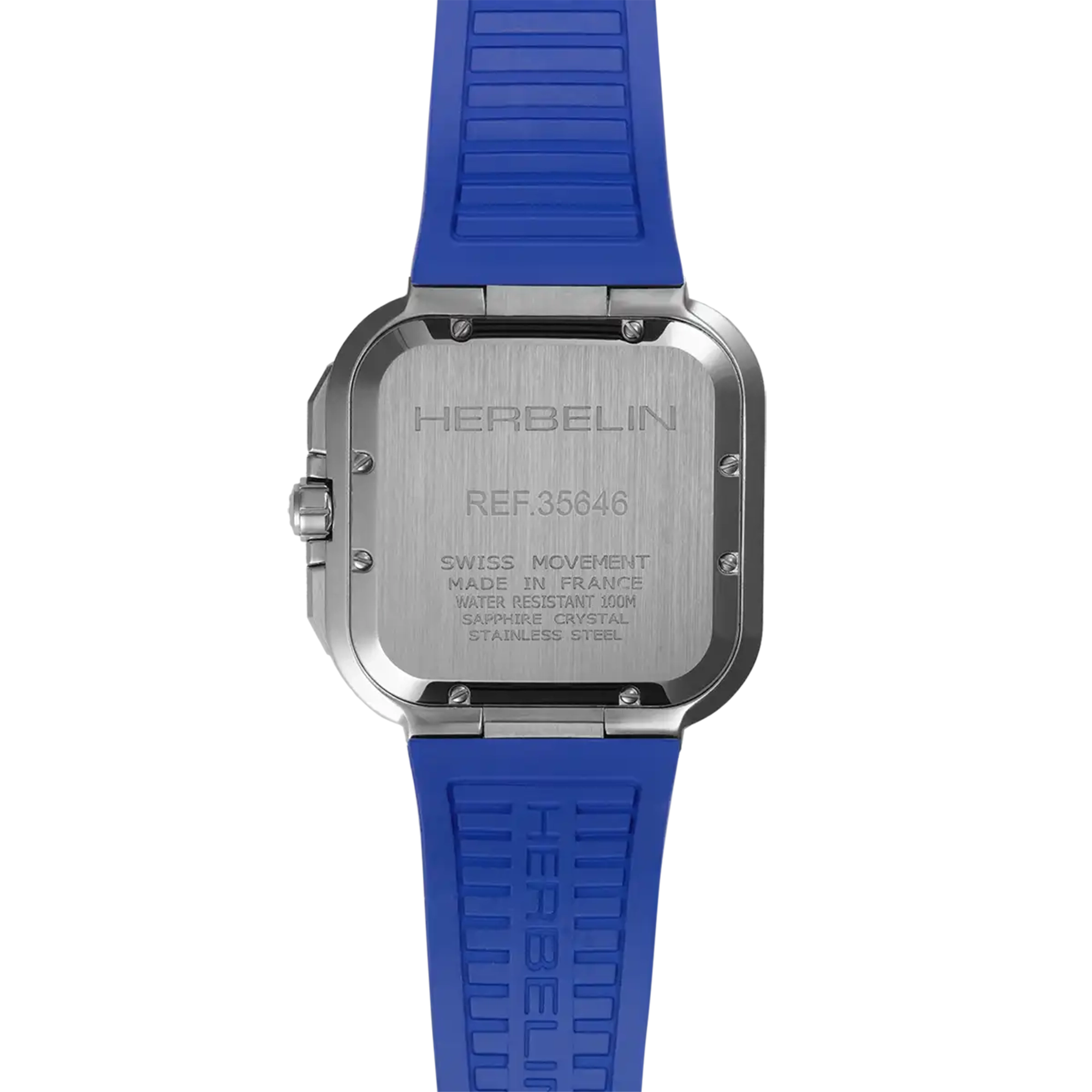 herbelin-cap-camarat-square-chronographe-bleu-fkm-bleu-homme image 4
