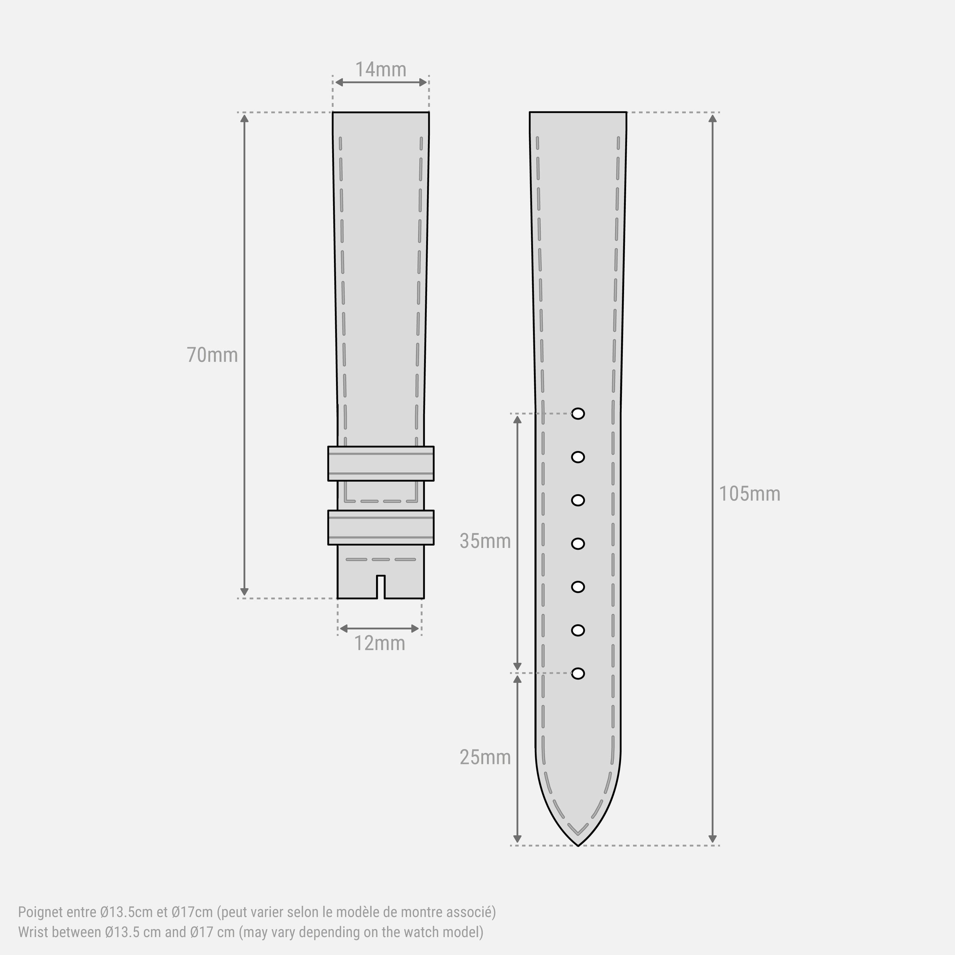 charlie-paris-bracelet-cuir-chocolat-14mm image 4