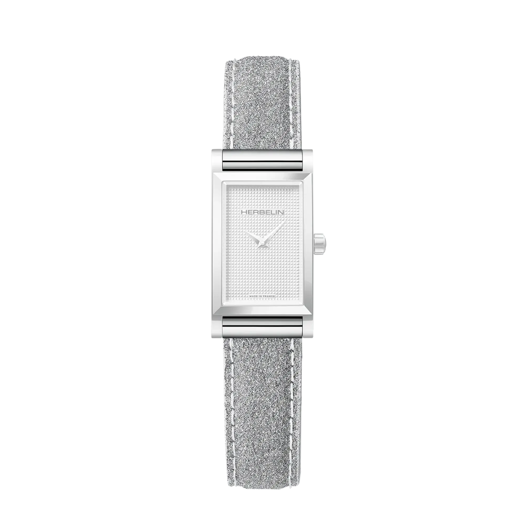 herbelin-antar-s-bracelet-simple-argent-brillant-bracelet-cuir-interchangeable image 2