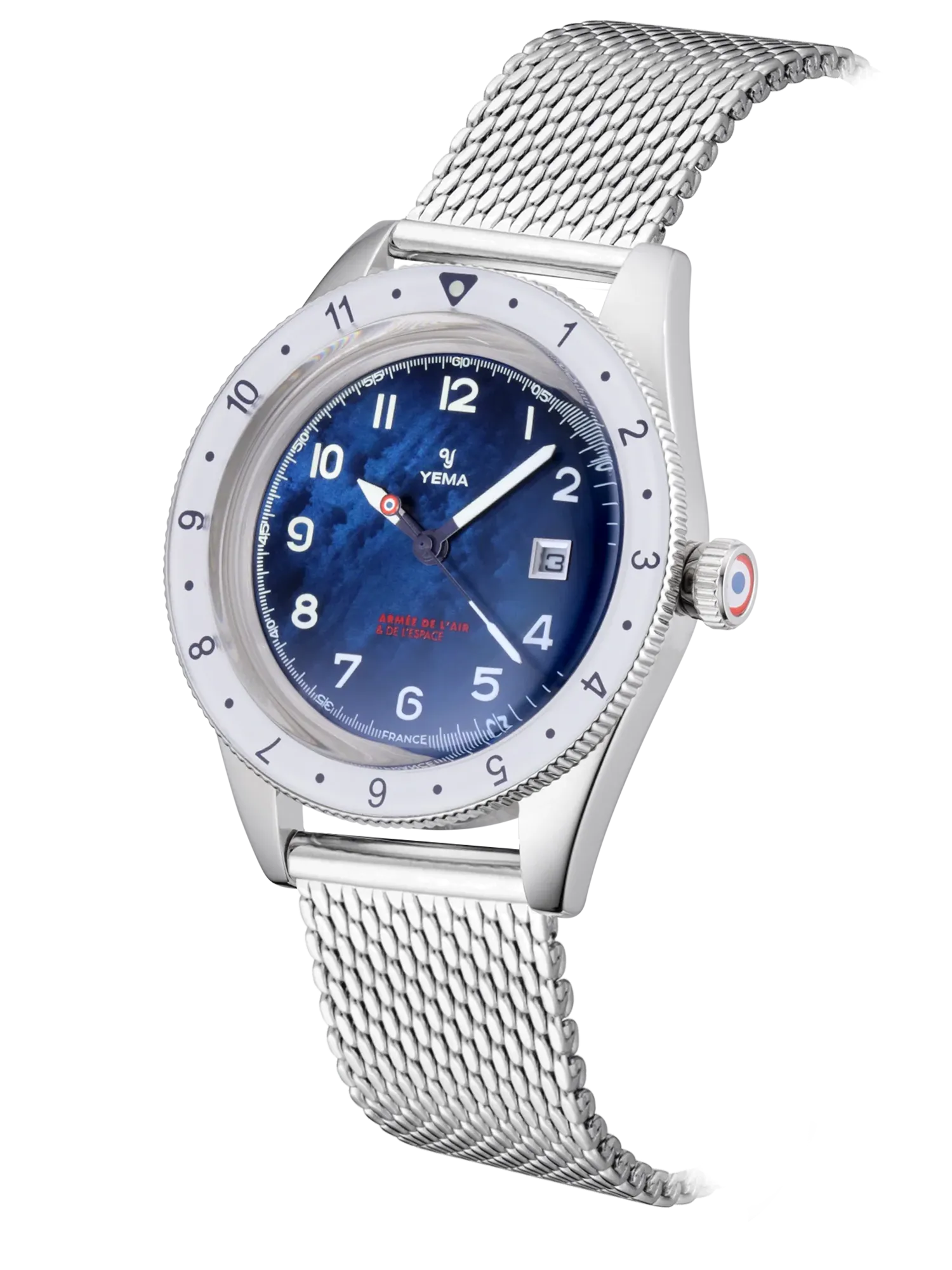 yema-flygraf-arm-e-de-l-air-de-l-espace-utc-femme-montre-militaire image 2