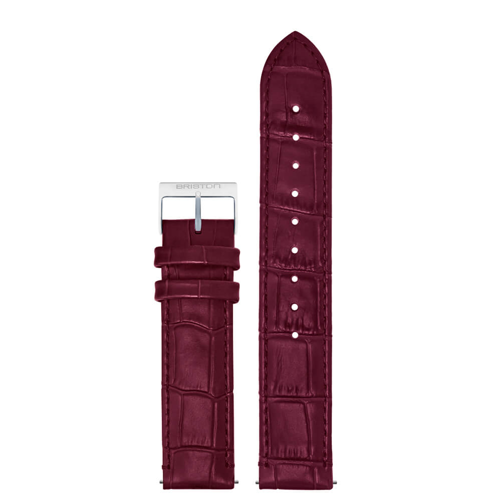 briston-bracelet-cuir-luxury-18-mm-bordeaux-mat image 1