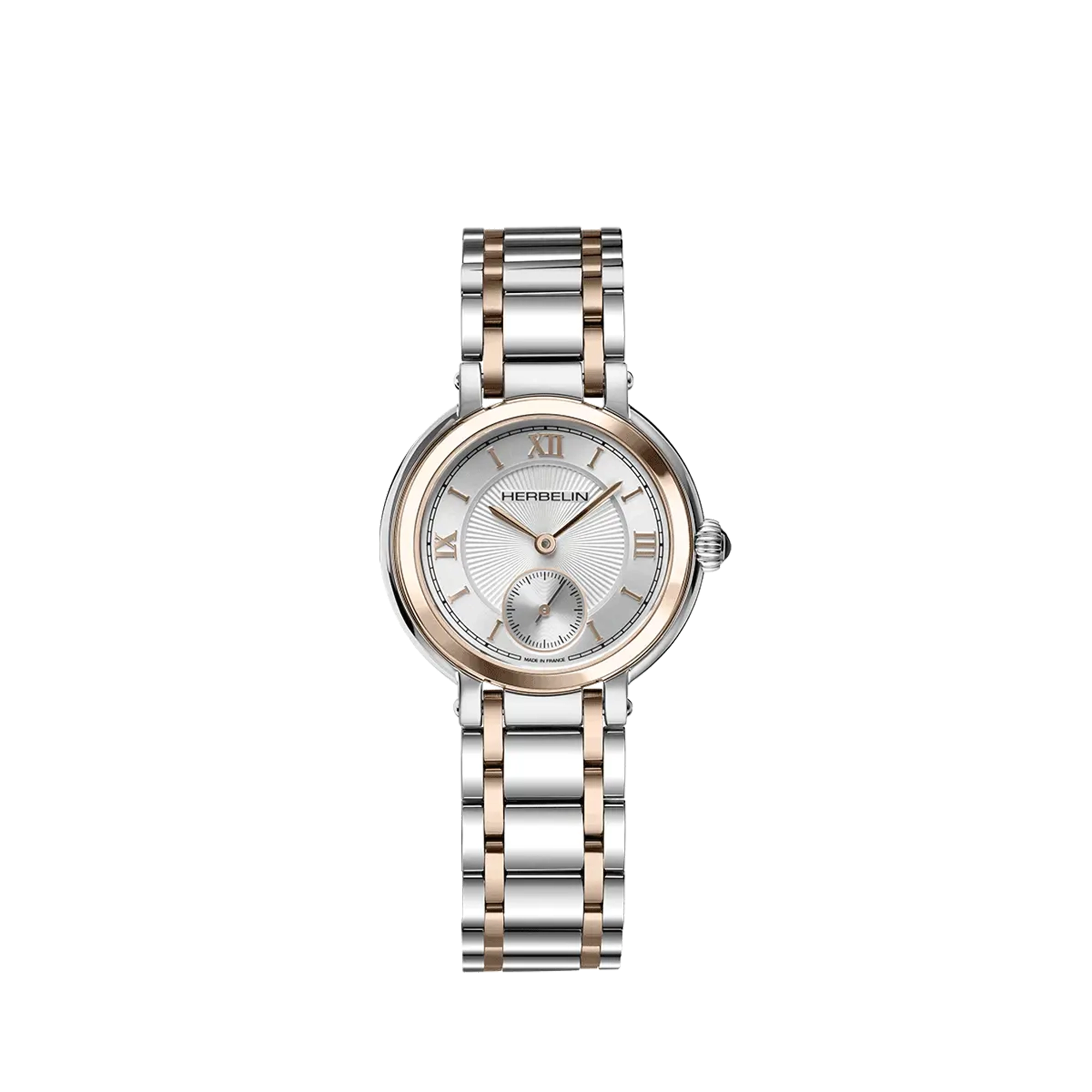 herbelin-galet-petite-seconde-pvd-or-rose-montre-femme-acier image 1