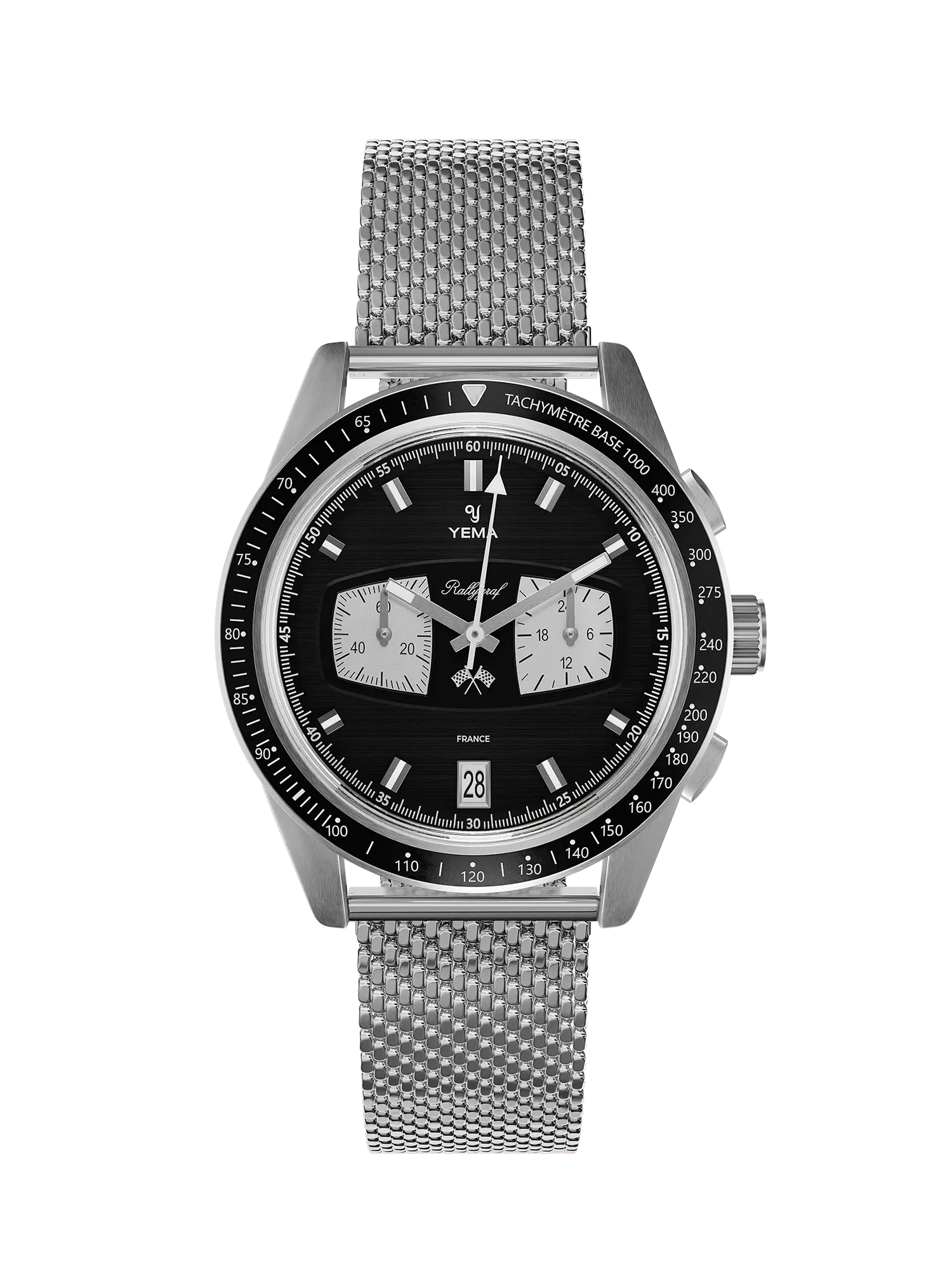 yema-rallygraf-meca-quartz-ii-reverse-panda-chronographe image 4