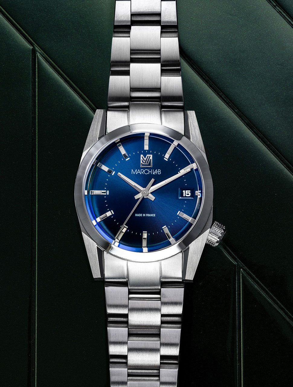 march-la-b-am69-electrique-ocean-36-mm-montre-quartz-bleu-mixte image 2