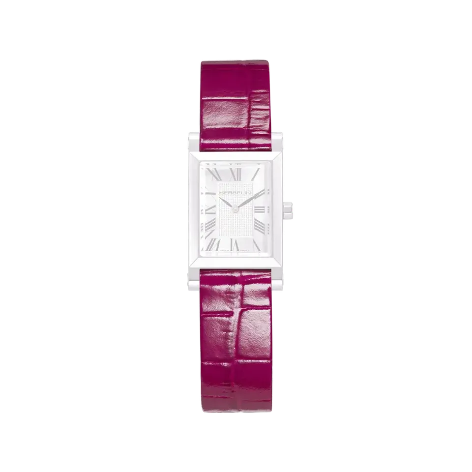 herbelin-antar-s-bracelet-cuir-fa-on-croco-rose image 1