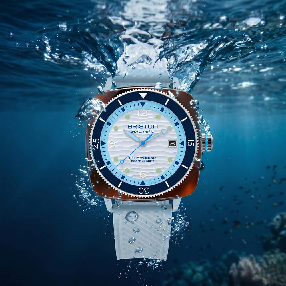 briston-clubmaster-legend-diver-ocean-blanc-40-mm-automatique-200m image 3