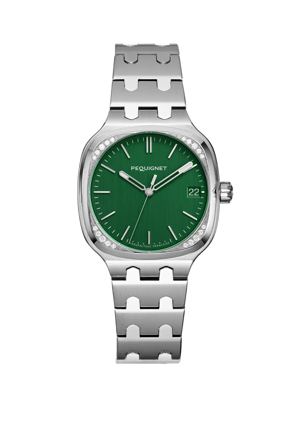 pequignet-concorde-montre-manufacture-calibre-initial-cadran-vert-anglais-lunett image 1