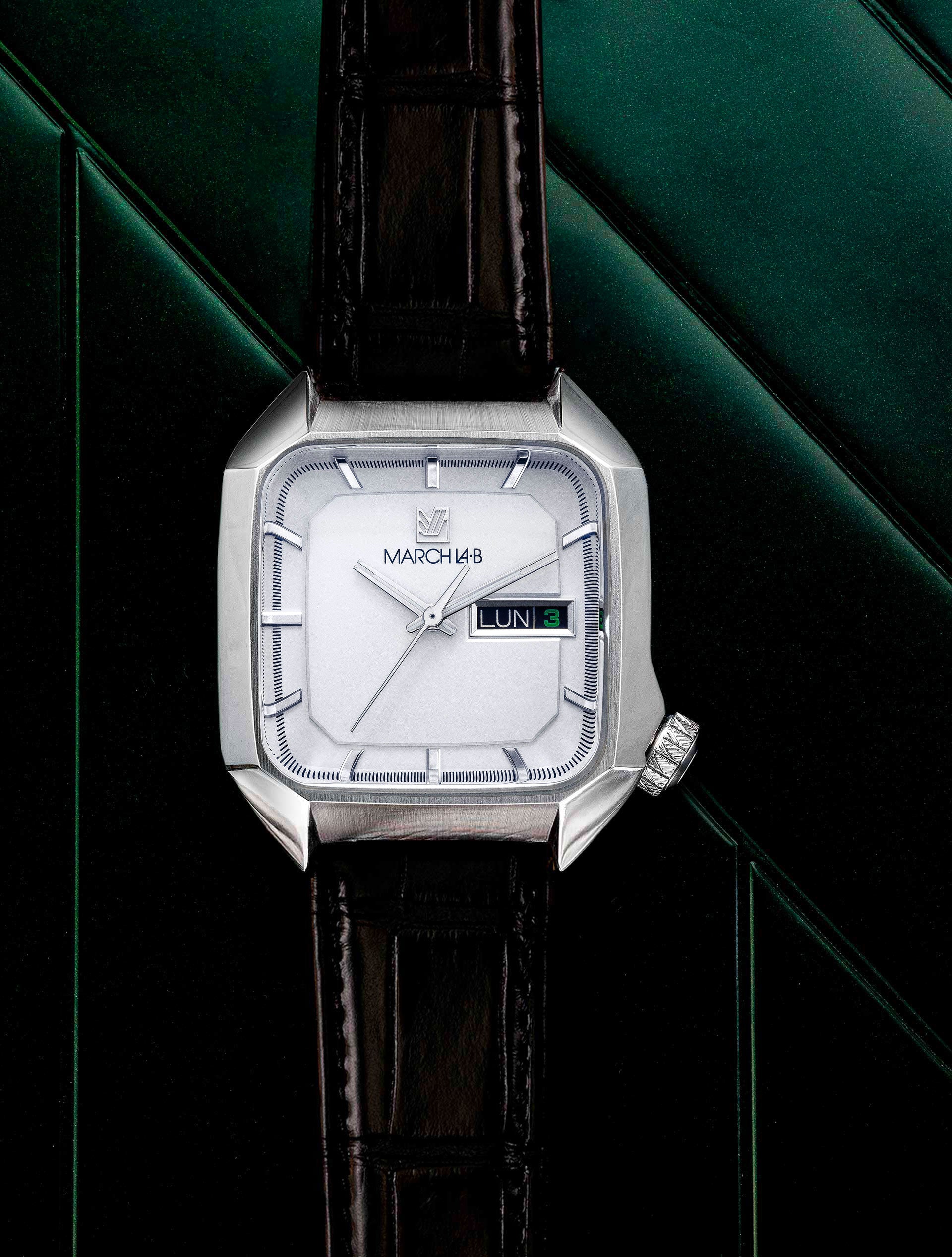 march-la-b-am2-slim-lectrique-white-36mm-quartz-100m image 3