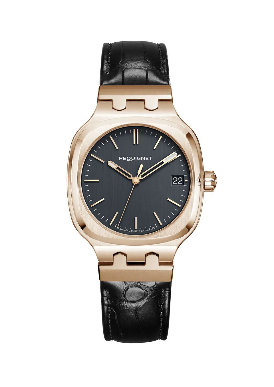 pequignet-concorde-or-montre-or-rose-18-carats-36-mm-cadran-anthracite image 1