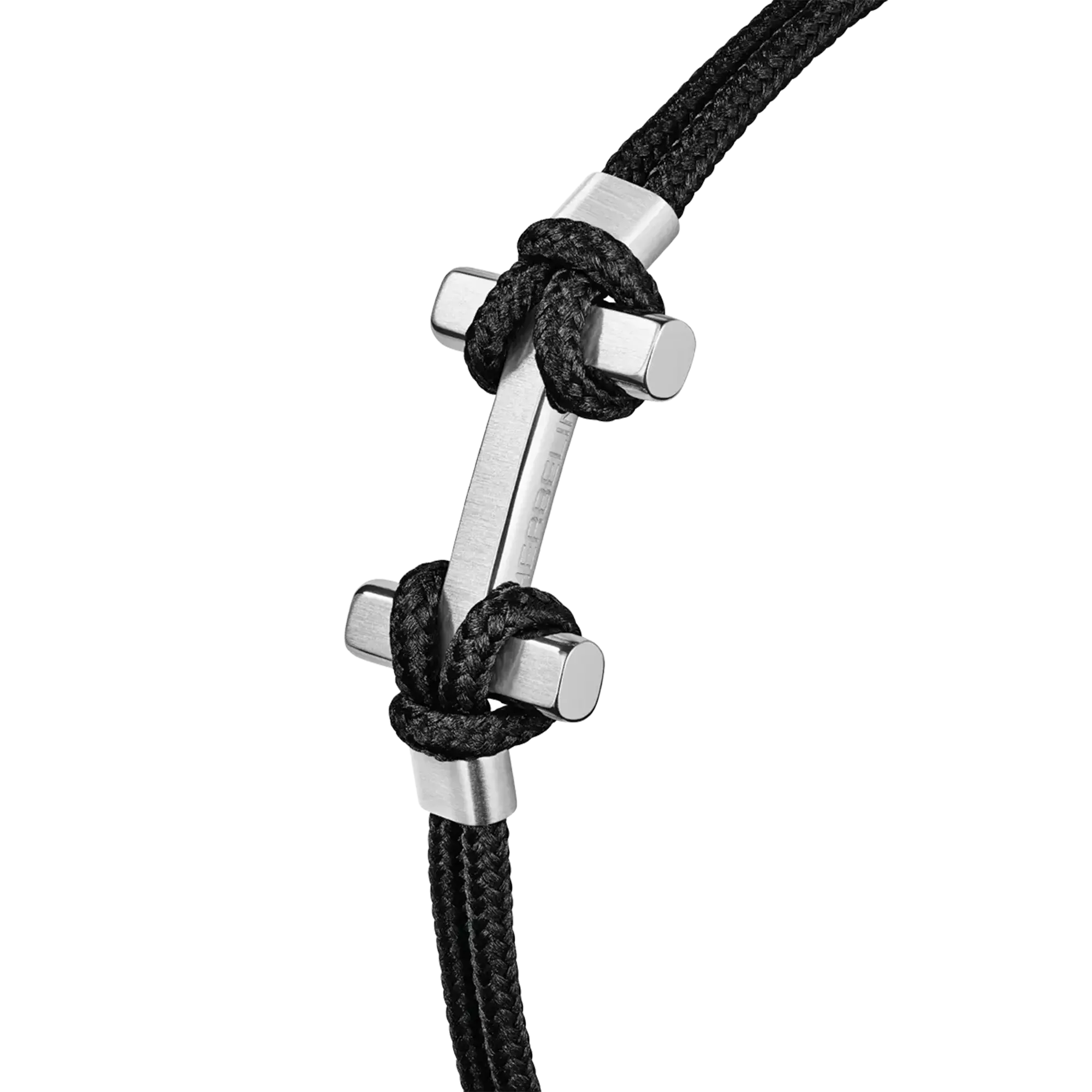 herbelin-bracelet-amarrage-acier-noir-bijou-homme image 3