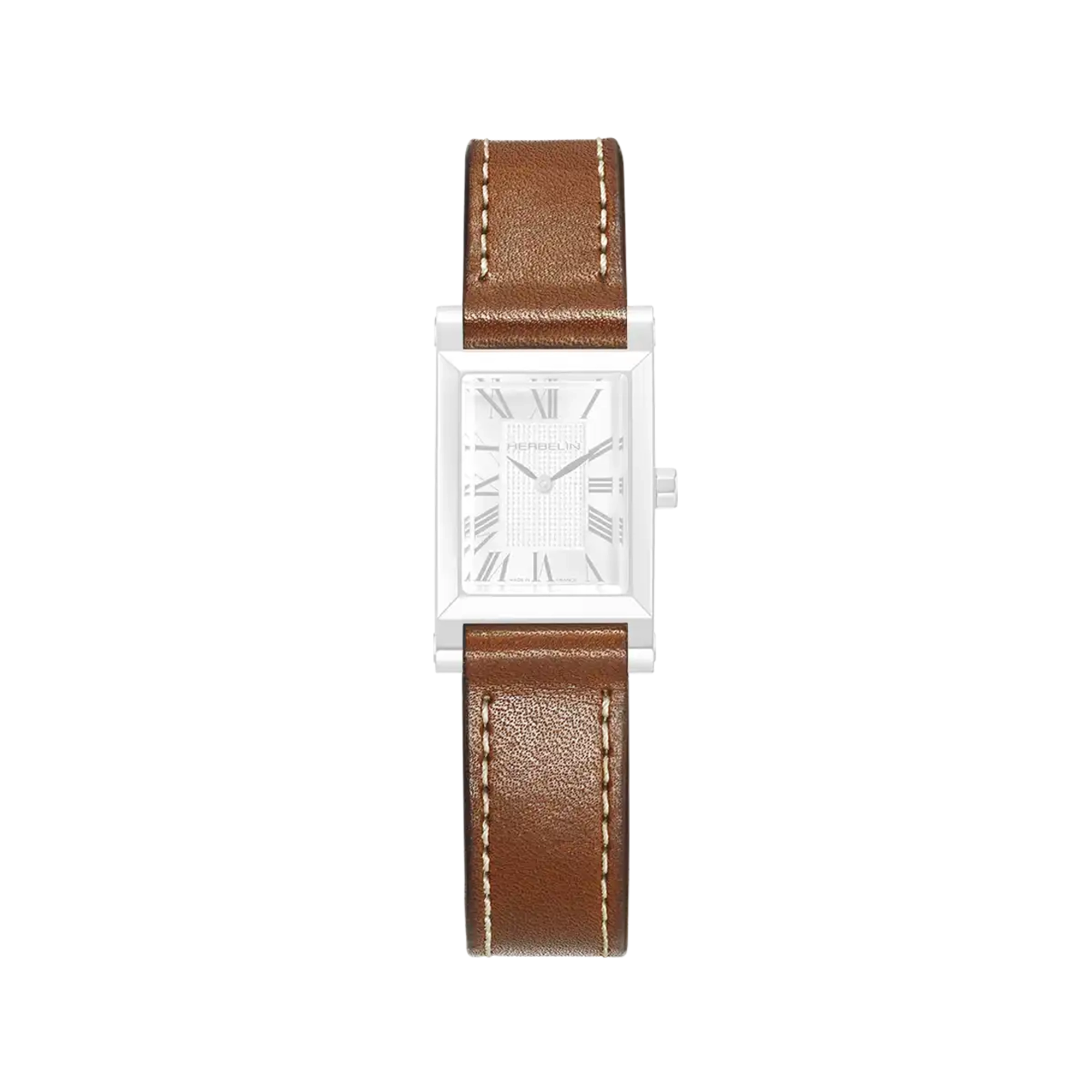 herbelin-antar-s-bracelet-cuir-veau-baranil-camel-interchangeable image 1