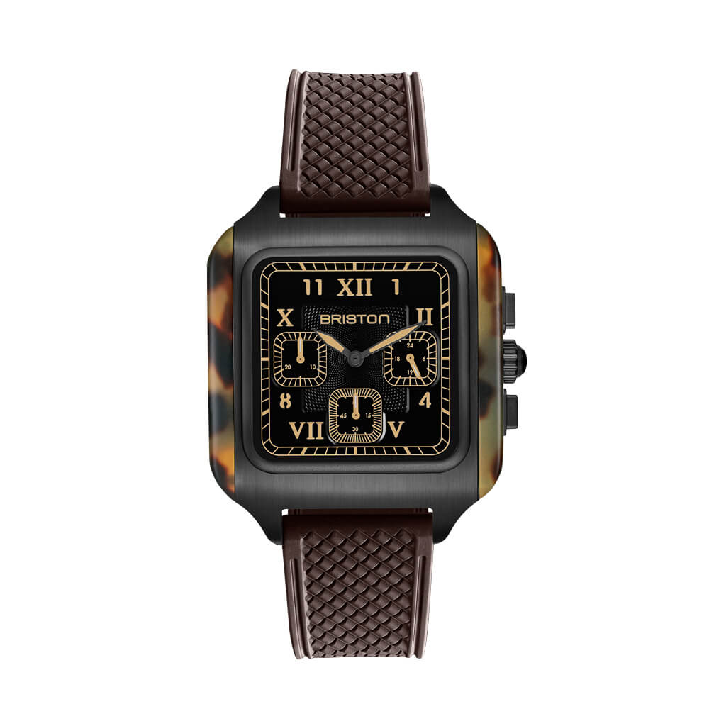 briston-streamliner-kennedy-chrono-38-5-mm-safari-noir image 1