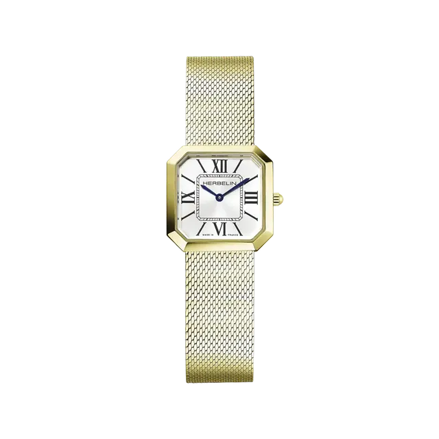 herbelin-octog-ne-quartz-pvd-or-jaune-index-montre-femme image 1