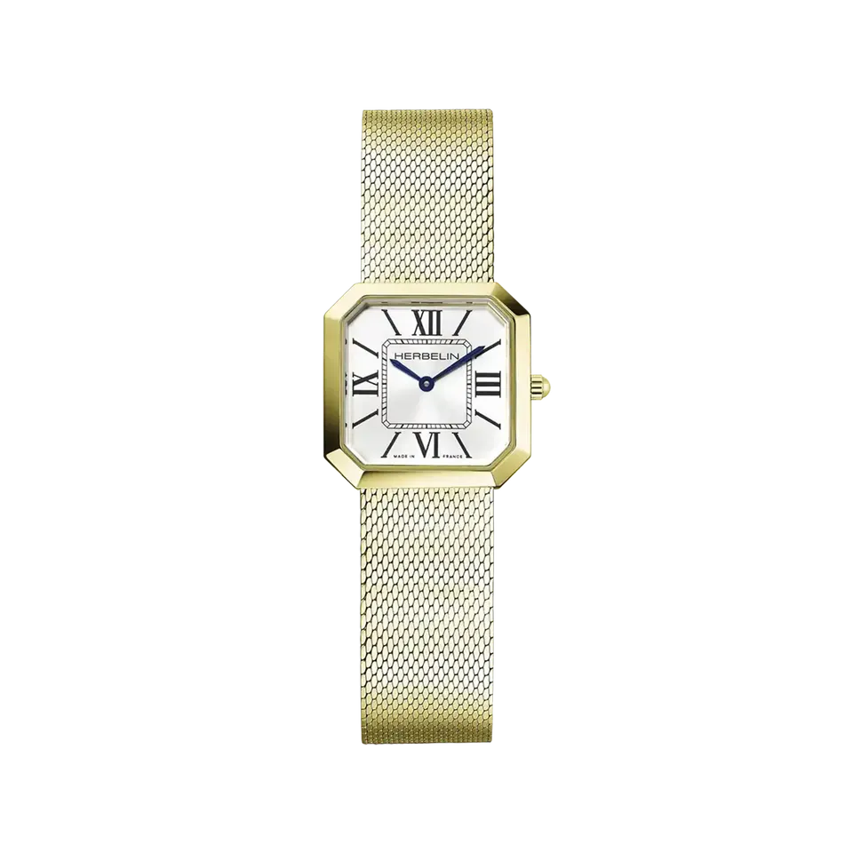 herbelin-octog-ne-quartz-pvd-or-jaune-index-montre-femme image 1