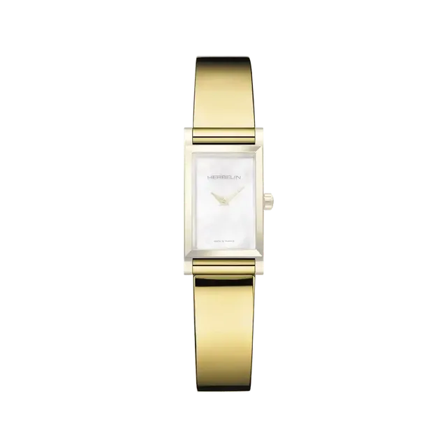 herbelin-antar-s-bracelet-bangle-acier-pvd-or image 1