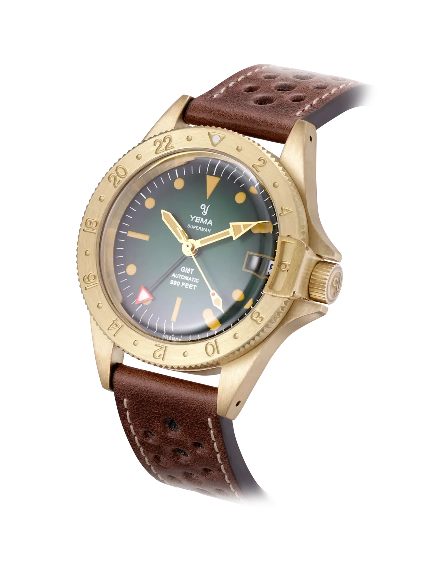 yema-superman-heritage-gmt-bronze-montre-gmt image 2