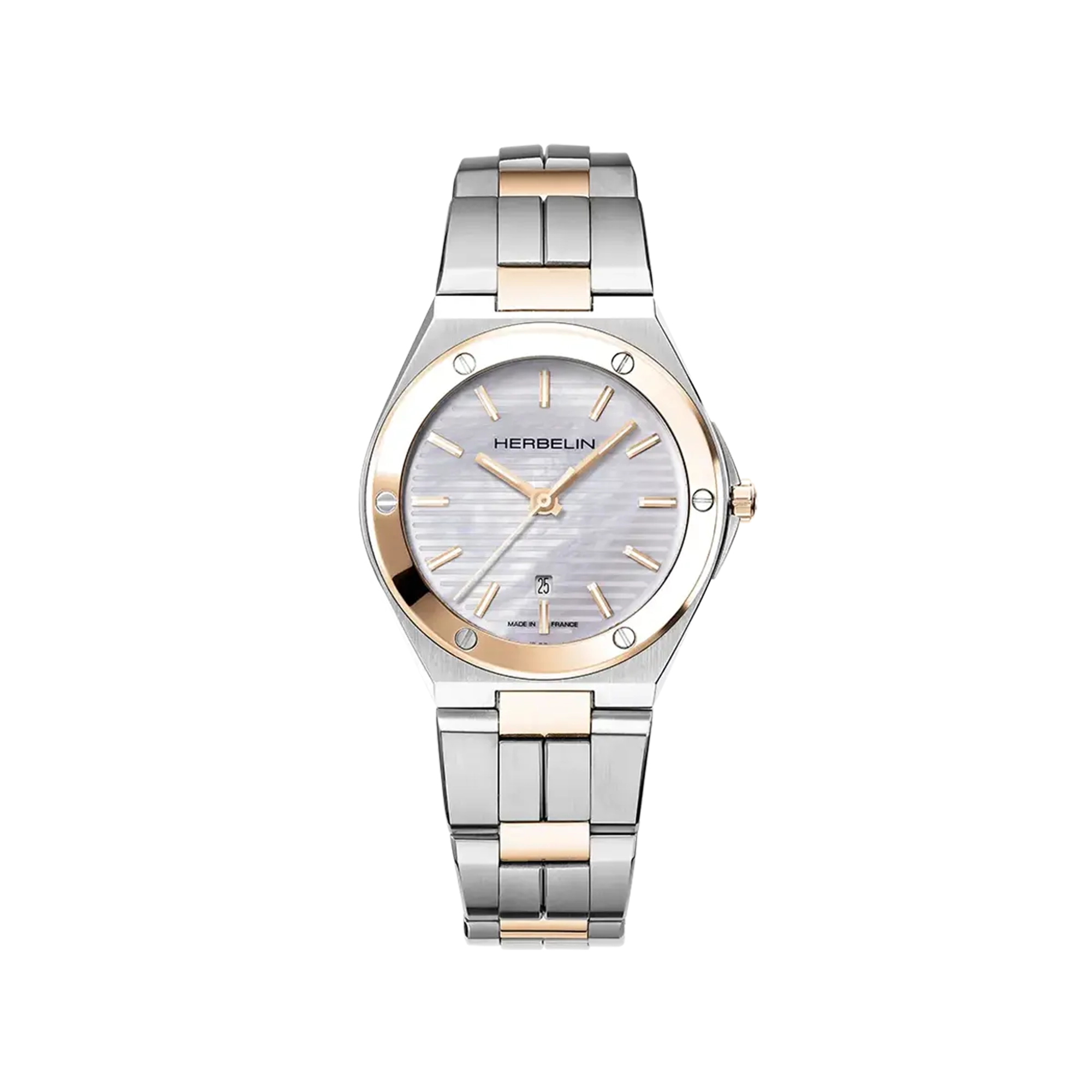 herbelin-cap-camarat-montre-quartz-femme-bicolore-nacre image 1