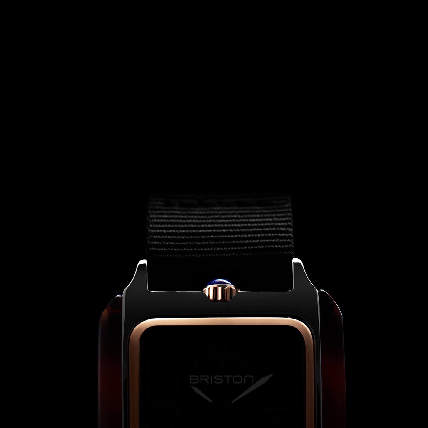 briston-streamliner-kennedy-hm-30-mm-rose-gold-noir-quartz image 4