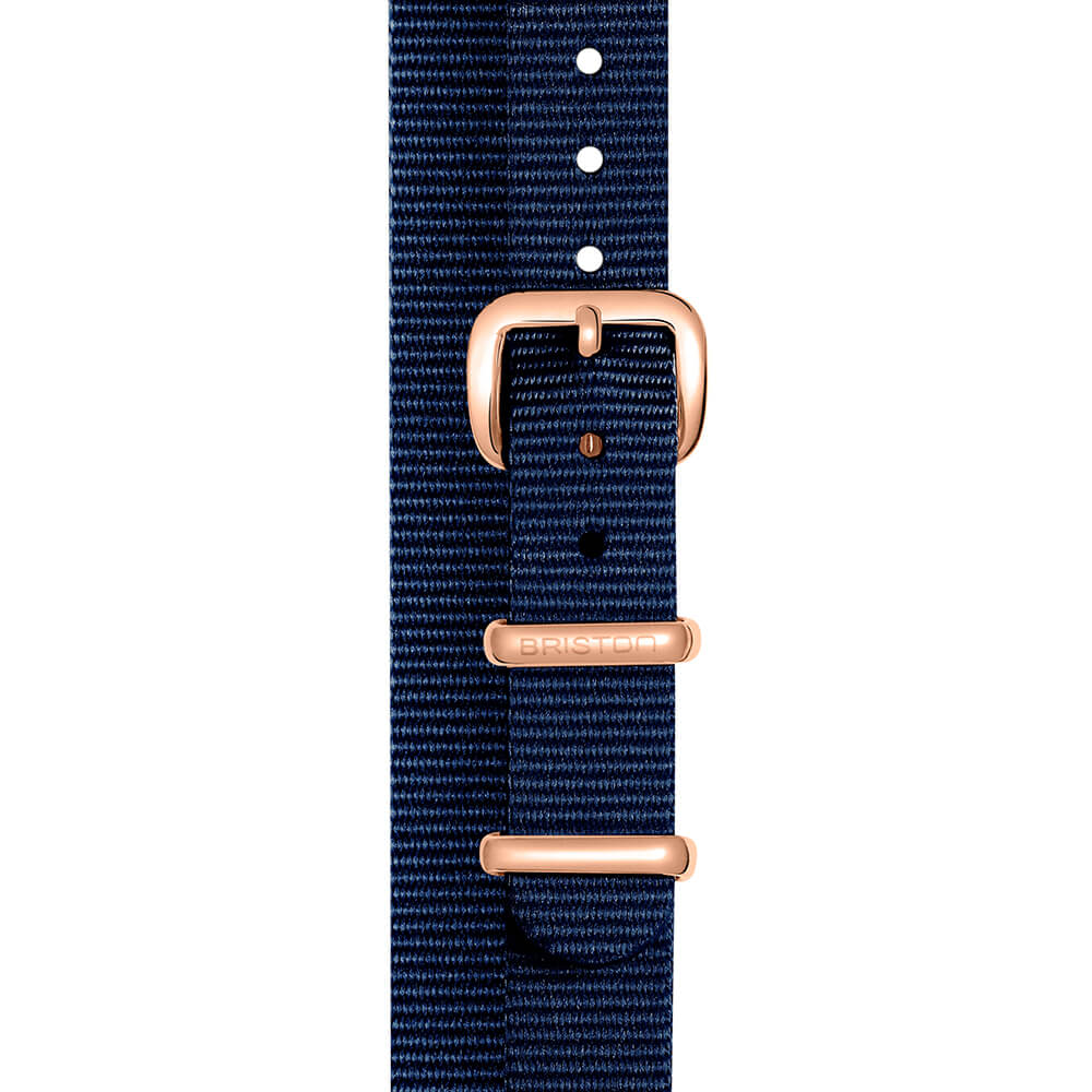 briston-bracelet-nato-nylon-bleu-marine-12-mm-clubmaster-lady-2 image 3