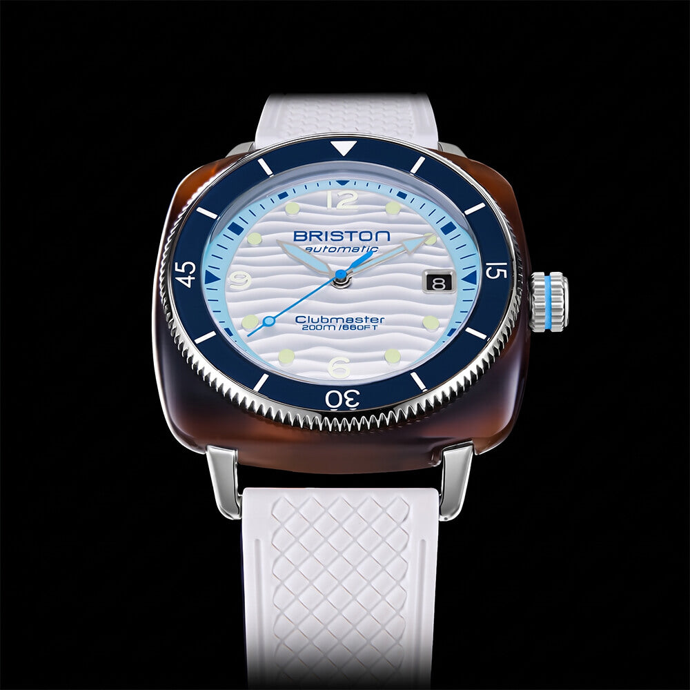 briston-clubmaster-legend-diver-ocean-blanc-40-mm-automatique-200m image 2