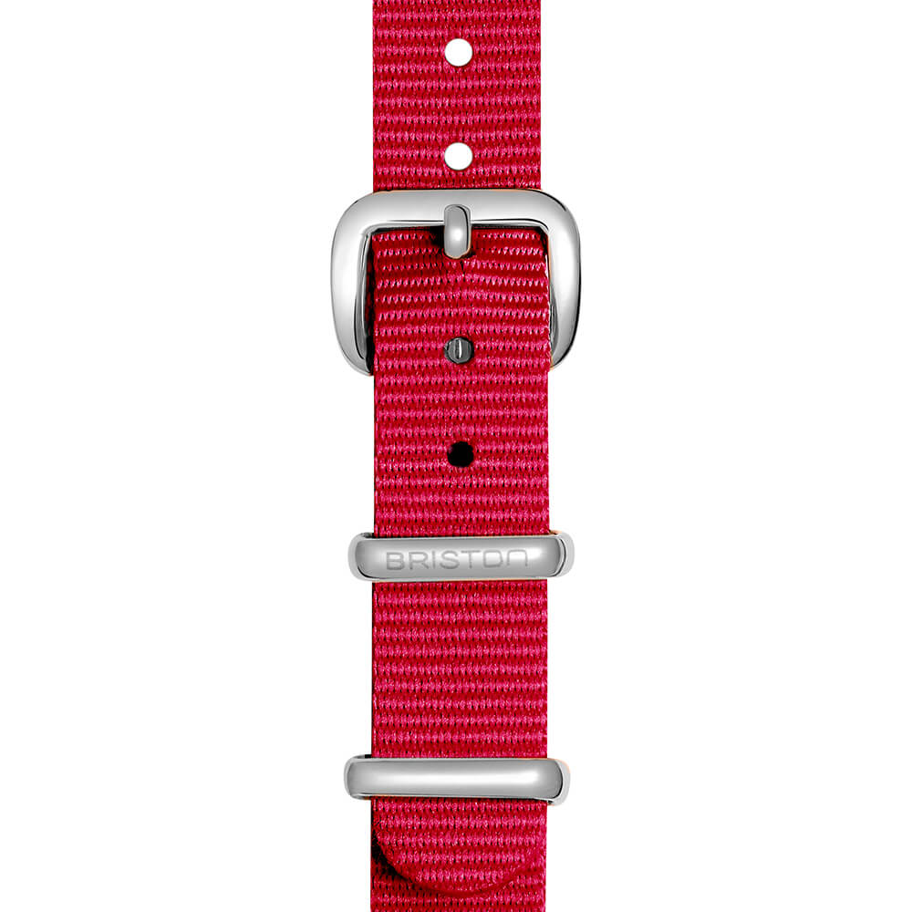 briston-bracelet-nato-framboise-12-mm-nylon-clubmaster-lady image 2