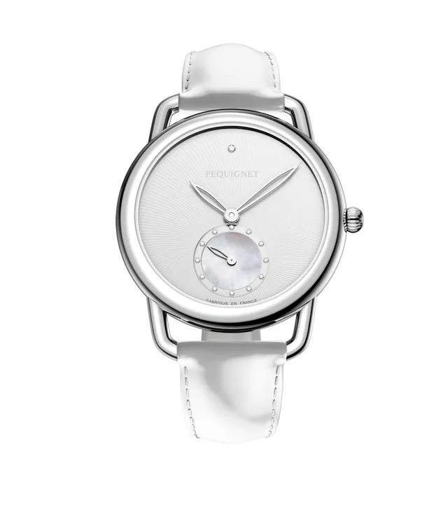 pequignet-equus-origine-montre-femme-acier-date-quartz-suisse image 1