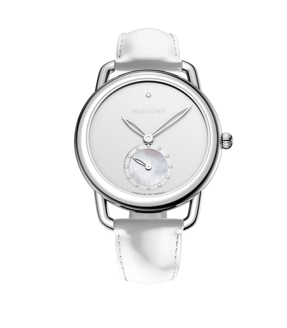 pequignet-equus-origine-montre-femme-acier-date-quartz-suisse image 1