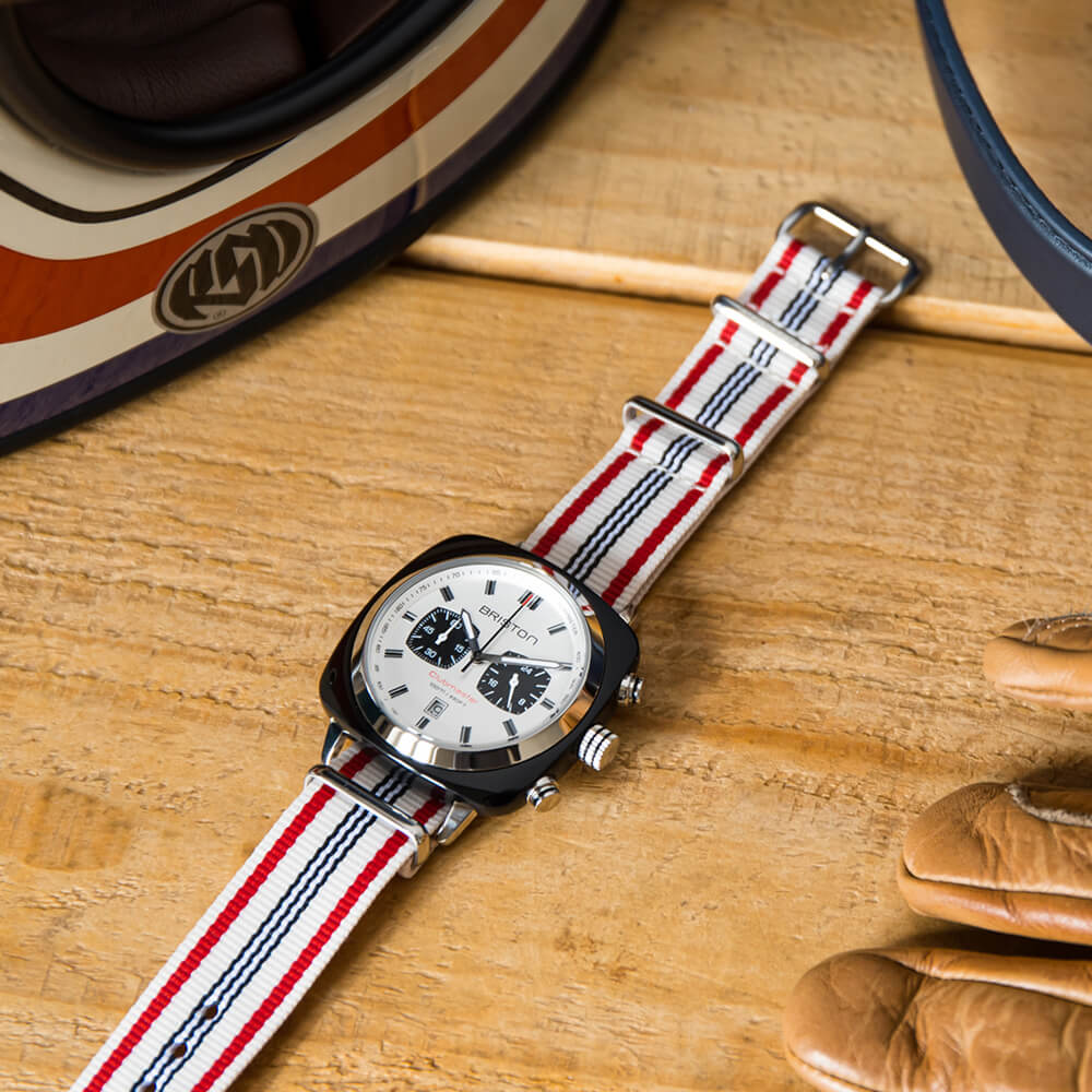 briston-bracelet-type-nato-20-mm-beige-rouge-bleu image 3
