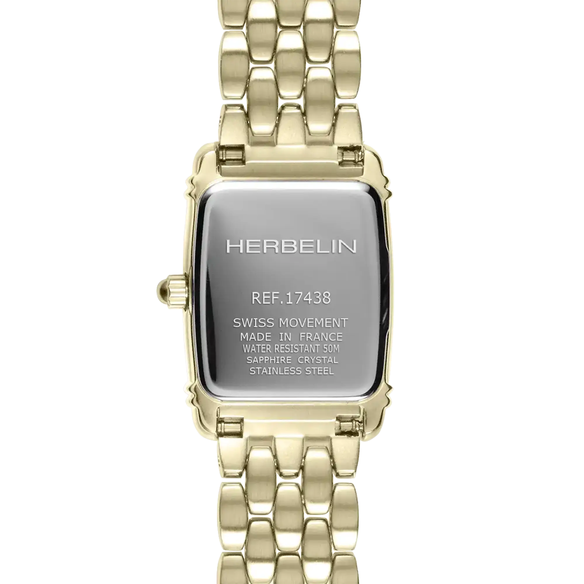 herbelin-art-d-co-tonneau-quartz-pvd-or-jaune-femme-xs image 3