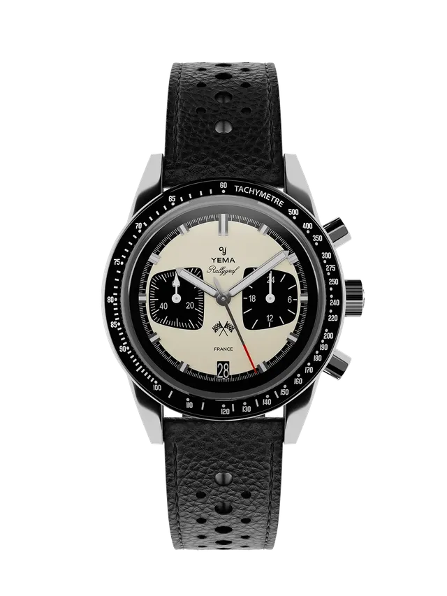 yema-rallygraf-meca-quartz-panda-montre-chronographe-sport-auto image 1