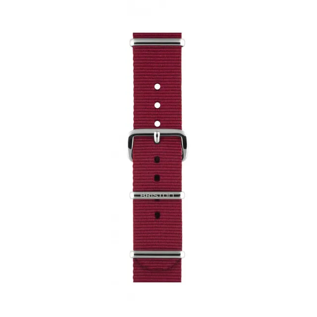 briston-bracelet-type-nato-bordeaux-18-mm-nylon-interchangeable image 1