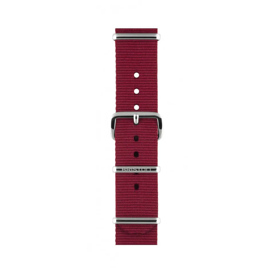 briston-bracelet-type-nato-bordeaux-18-mm-nylon-interchangeable image 1