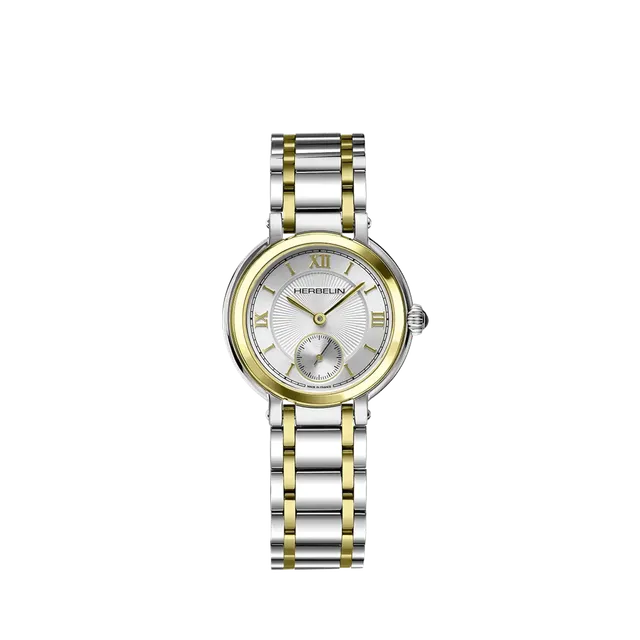 herbelin-galet-petite-seconde-bicolore-montre-quartz-femme image 1