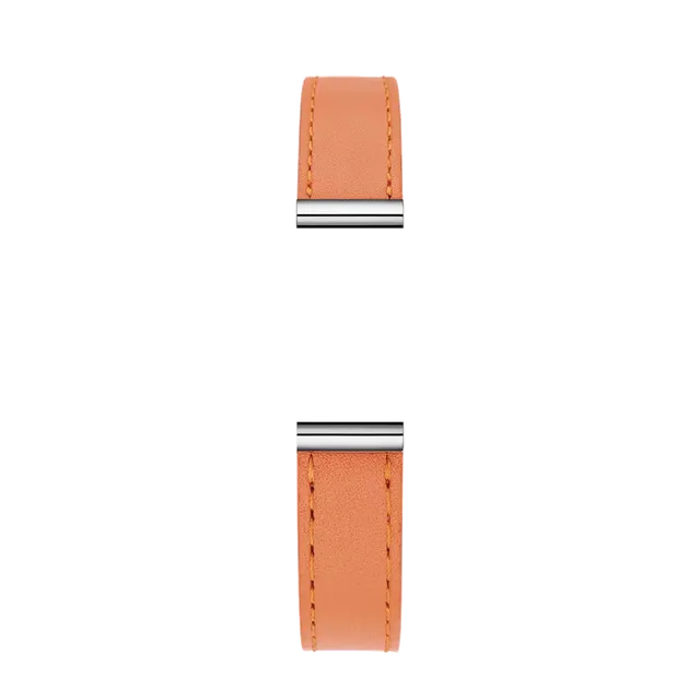 herbelin-antar-s-bracelet-simple-cuir-lisse-orange-nappa-soft image 1