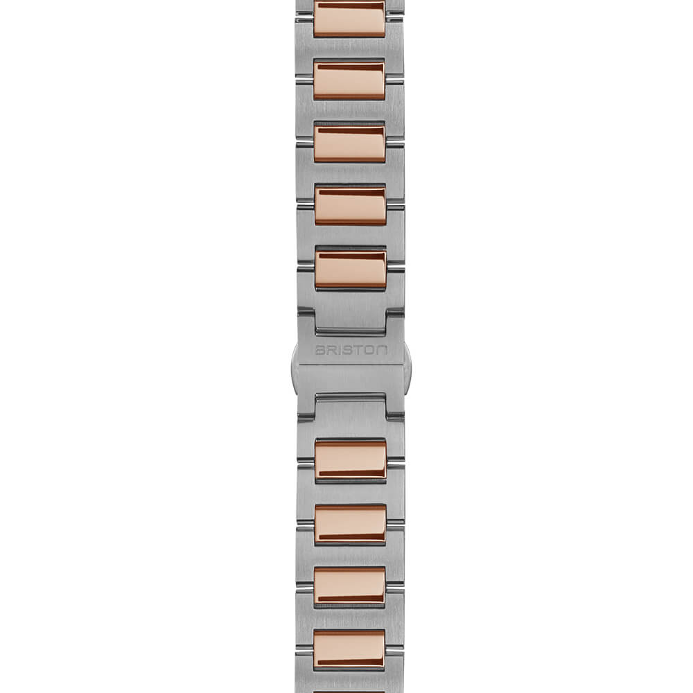 briston-bracelet-acier-kennedy-moyen-18-mm-bicolore-or-rose image 1