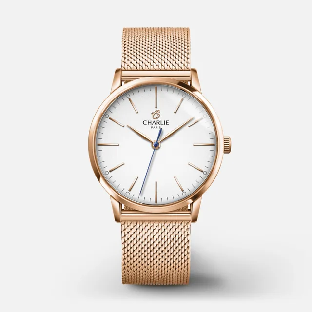 charlie-paris-sully-35-dor-rose-montre-femme-quartz-35-mm image 1