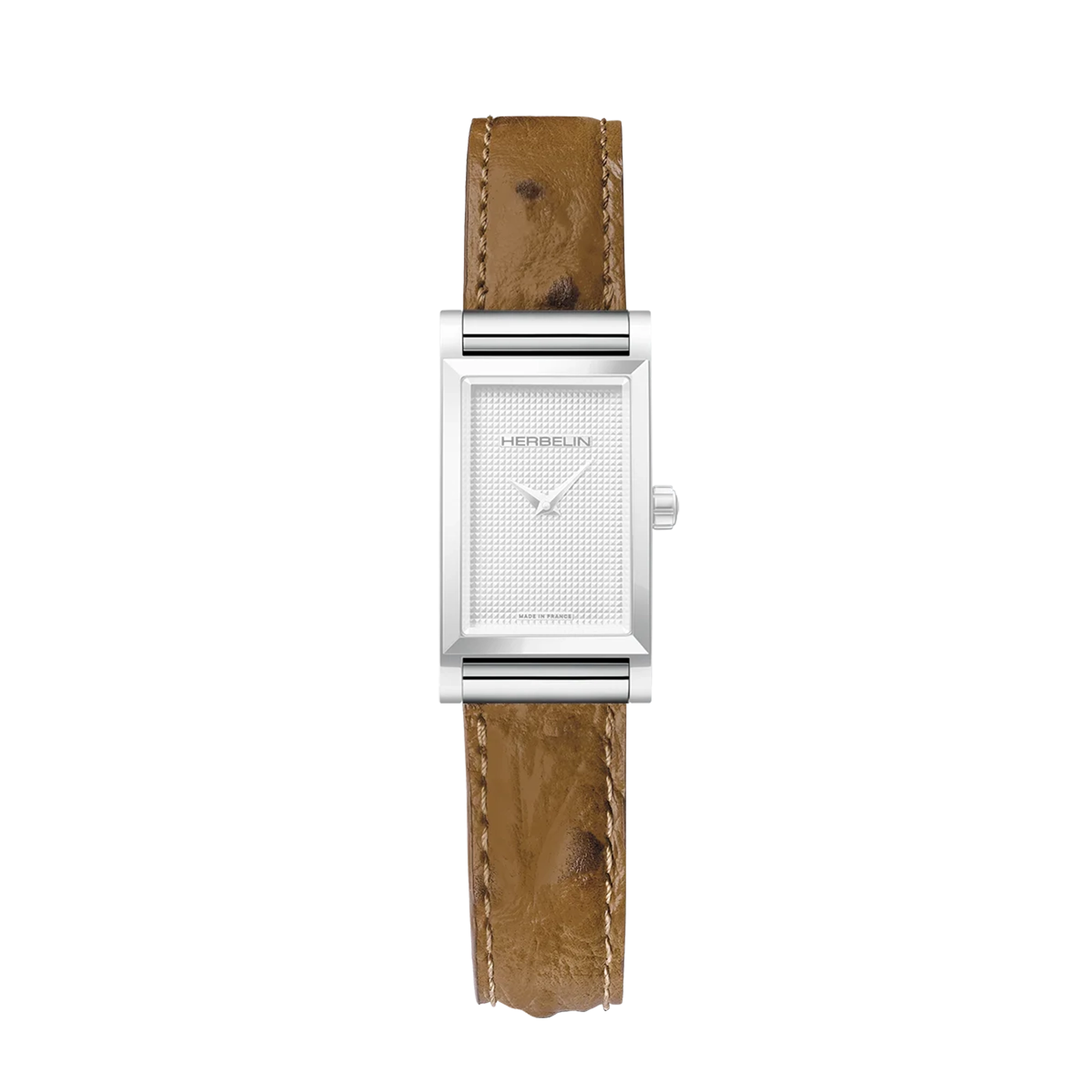 herbelin-antar-s-bracelet-simple-cuir-camel-fa-on-autruche image 2