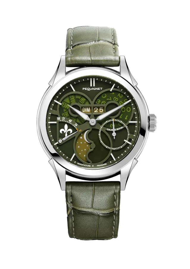 pequignet-royale-saphir-vert-jade-calibre-royal-montre-homme image 1