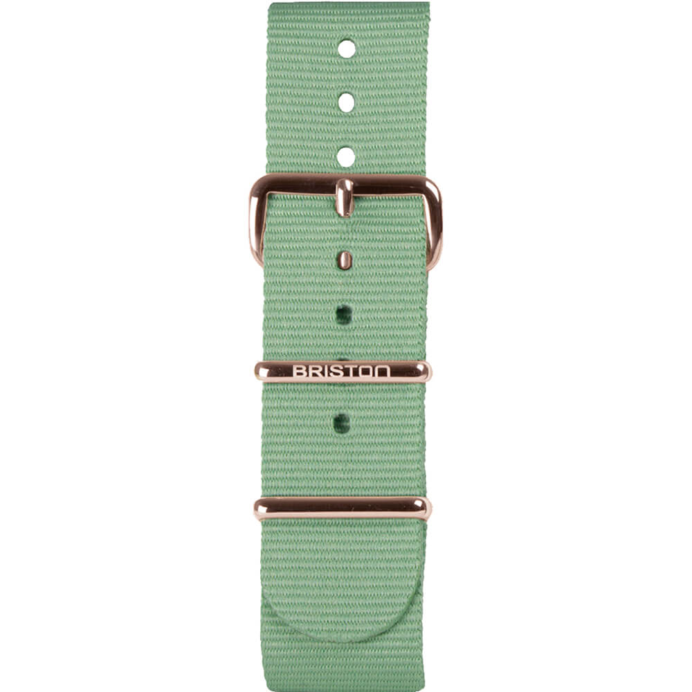 briston-bracelet-nato-20-mm-vert-d-eau-en-nylon image 2