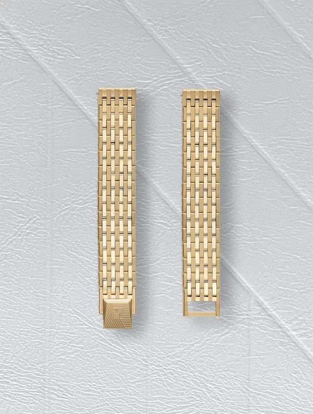 march-la-b-bracelet-acier-dor-14-mm-9-maillons-lady-milady-mansart image 1