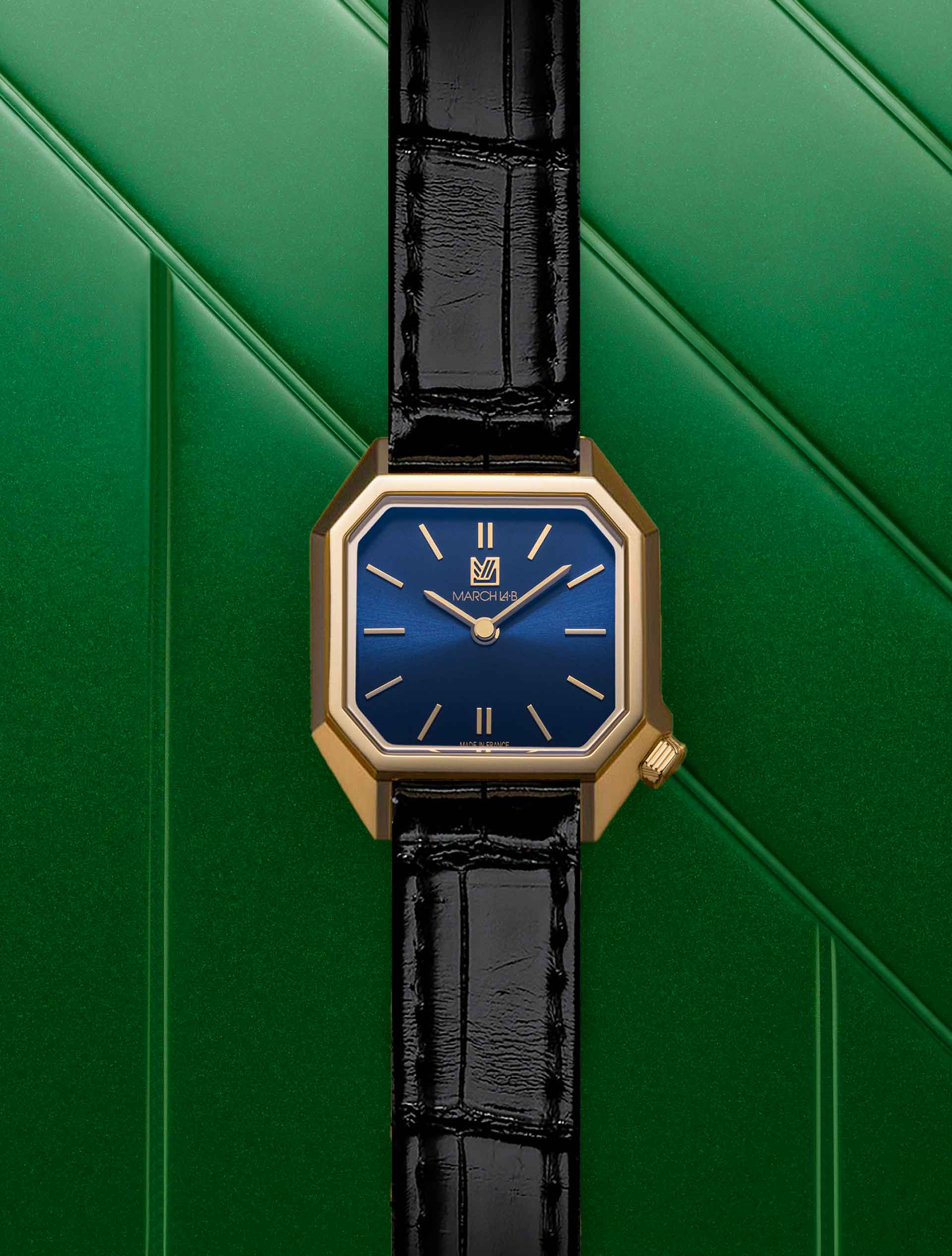 march-la-b-lady-mansart-amiral-montre-femme-octogonale-26-mm-cadran-bleu image 3