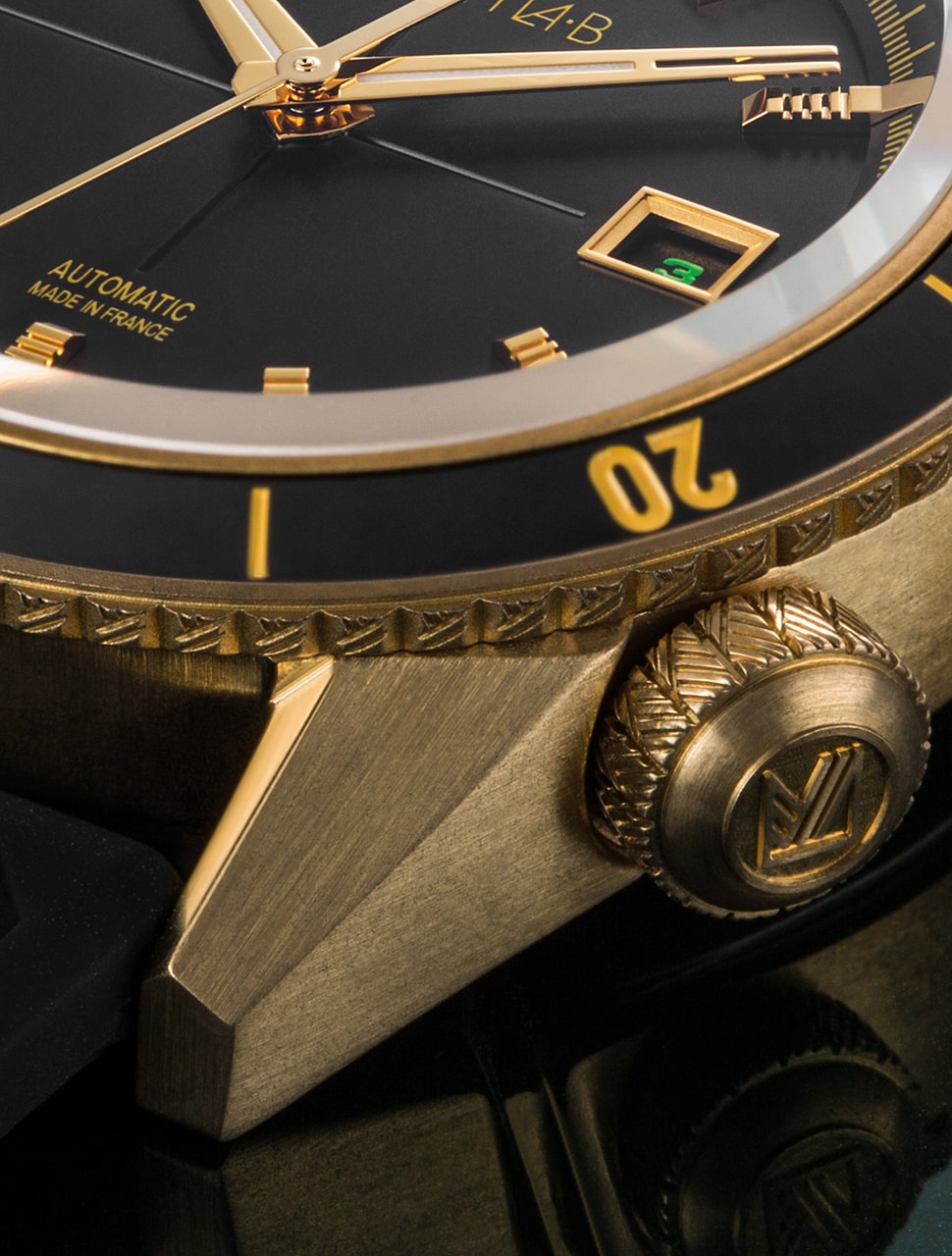 march-la-b-bonzer-automatique-41-mm-montre-de-surf-plongeuse-cadran-noir image 6