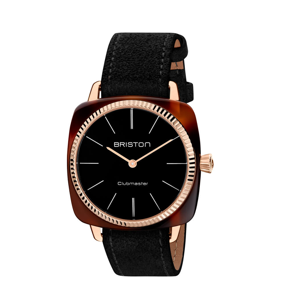 briston-clubmaster-elegant-gold-37-mm-quartz-noir image 1