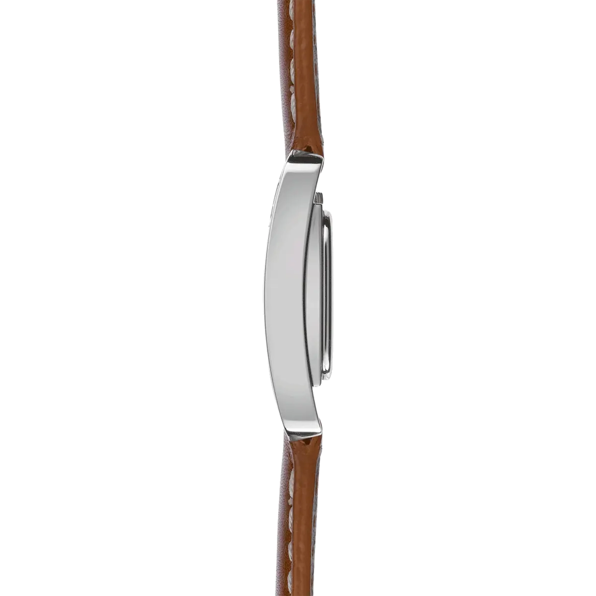 herbelin-ve-avenue-quartz-nacre-blanche-cuir-camel-femme image 3