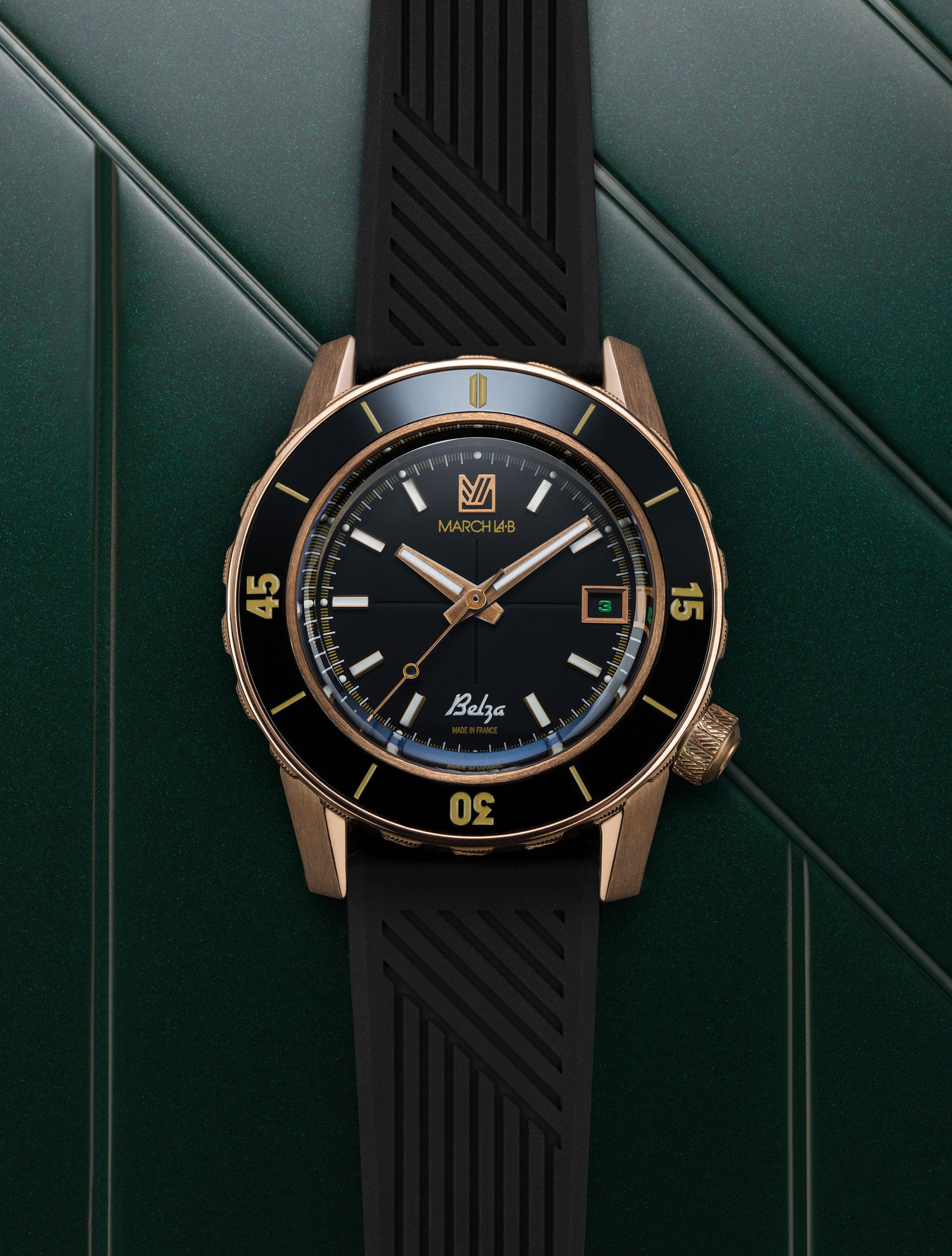 march-la-b-belza-dition-bronze-montre-plongeuse-automatique-40-mm-noire image 1