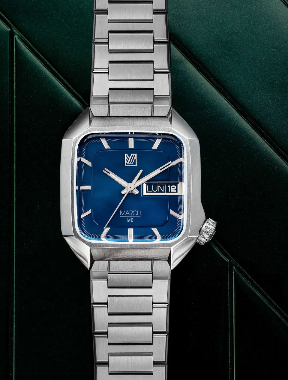 march-la-b-montre-am2-slim-lectrique-ocean-36mm-bleue image 1
