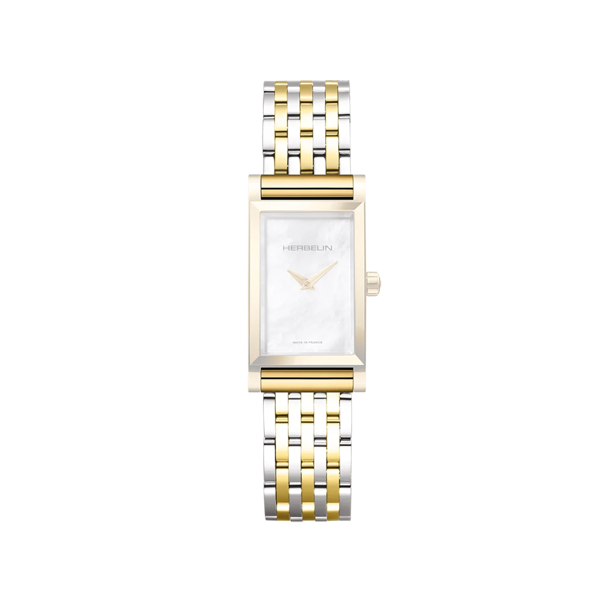herbelin-antar-s-bracelet-simple-acier-bicolore-pvd-or-jaune image 2