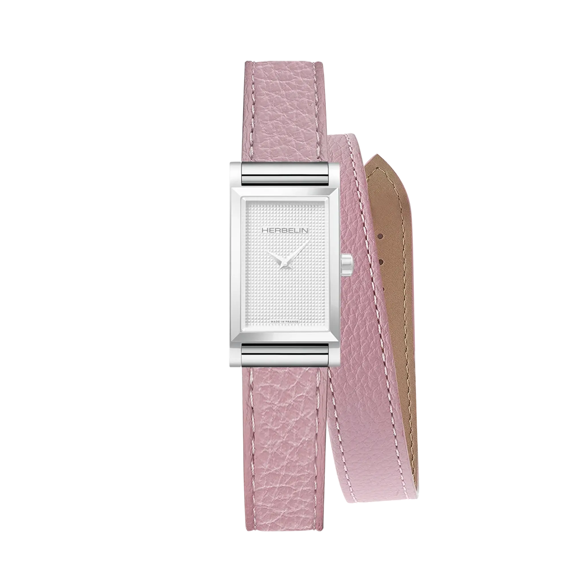 herbelin-antar-s-bracelet-double-rose-grain-cuir image 2